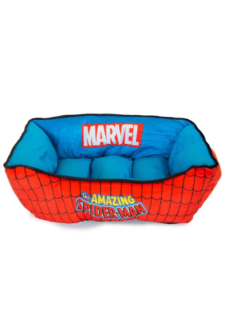 Marvel Spider-Man Blue and Red Pet Bed