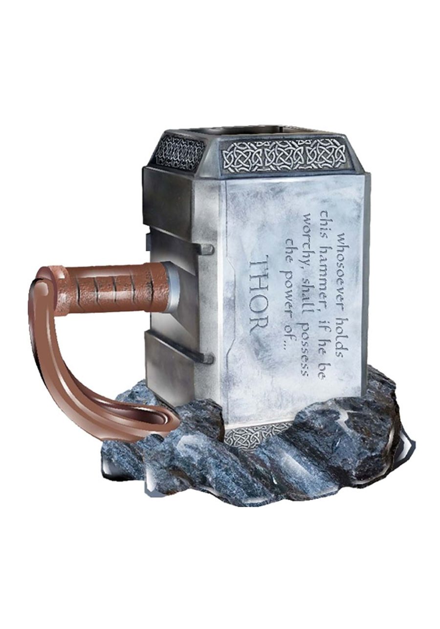 Marvel Thor Mjolnir Premium Sculpted Ceramic Mug