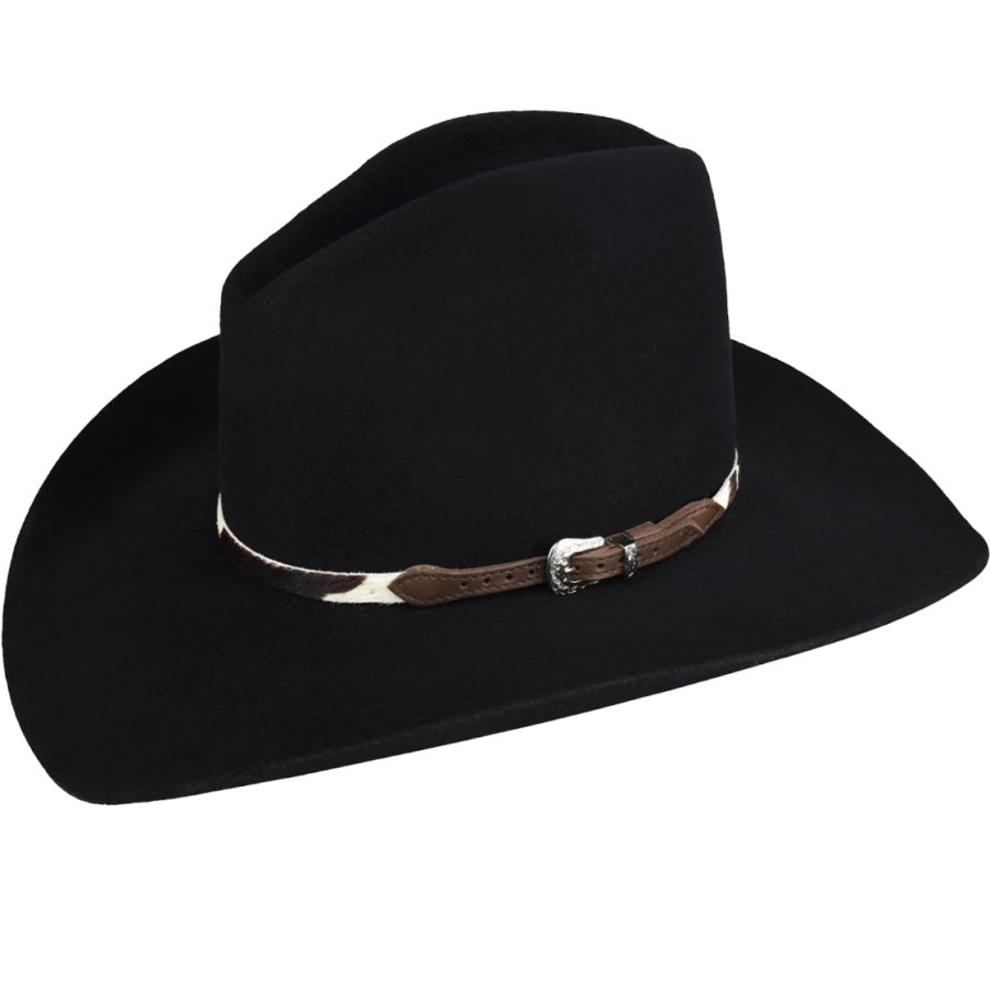 McCrae 3X Cowboy Hat - Black / 6-3/4