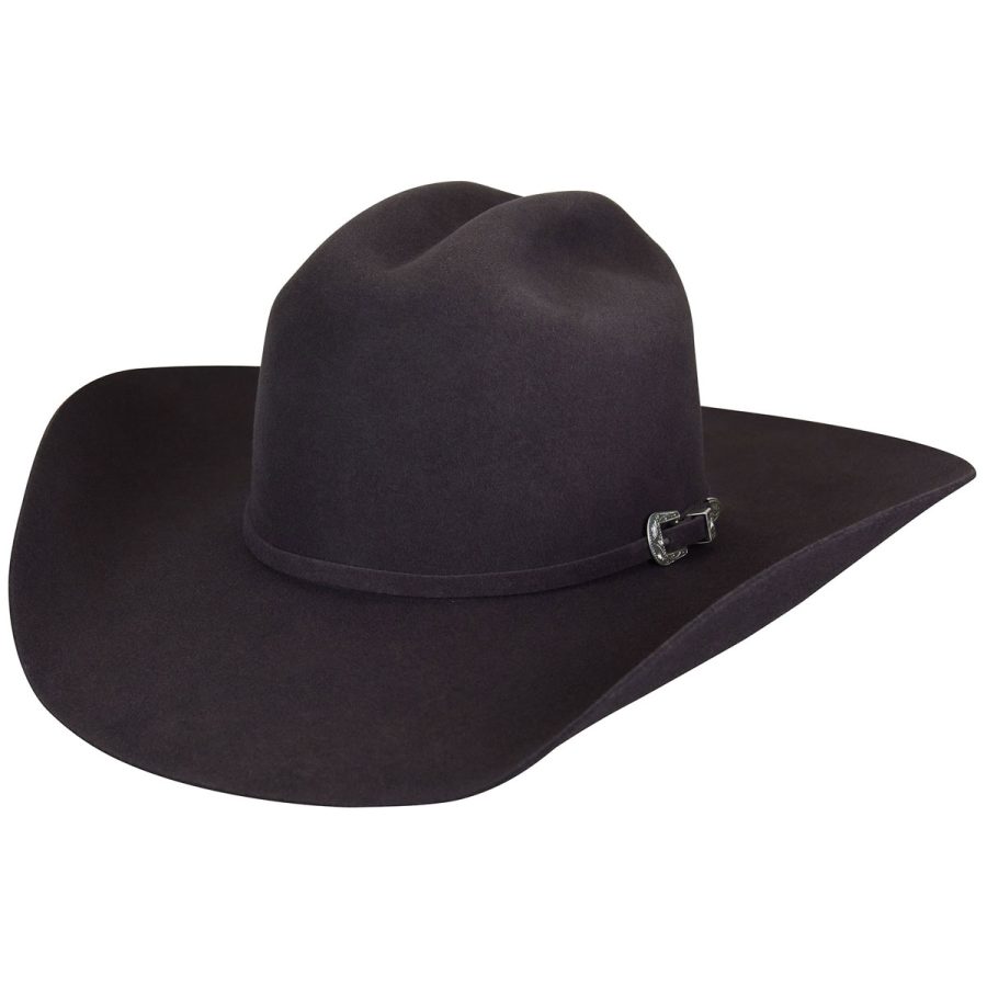 McQ 4X Cowboy Western Hat - Charcoal/7 3/8