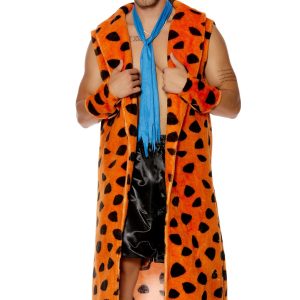 Men's Bedrock Fred Jacket Costume