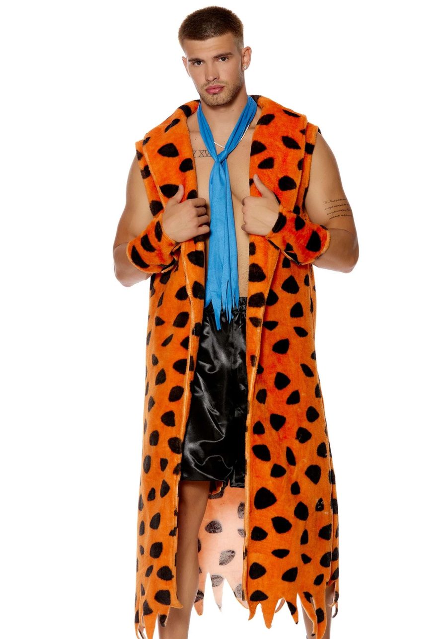 Men's Bedrock Fred Jacket Costume