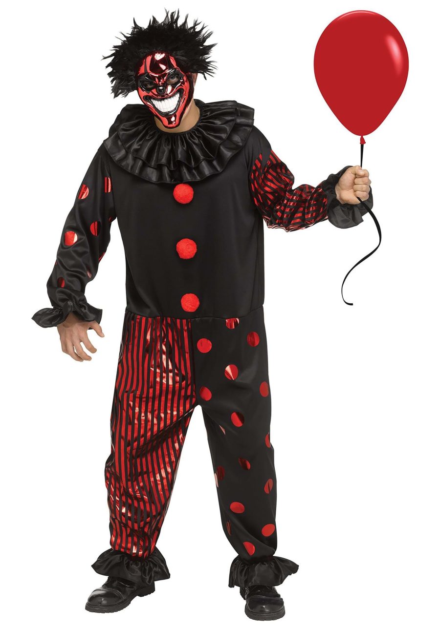 Men's Chrome Clown Costume