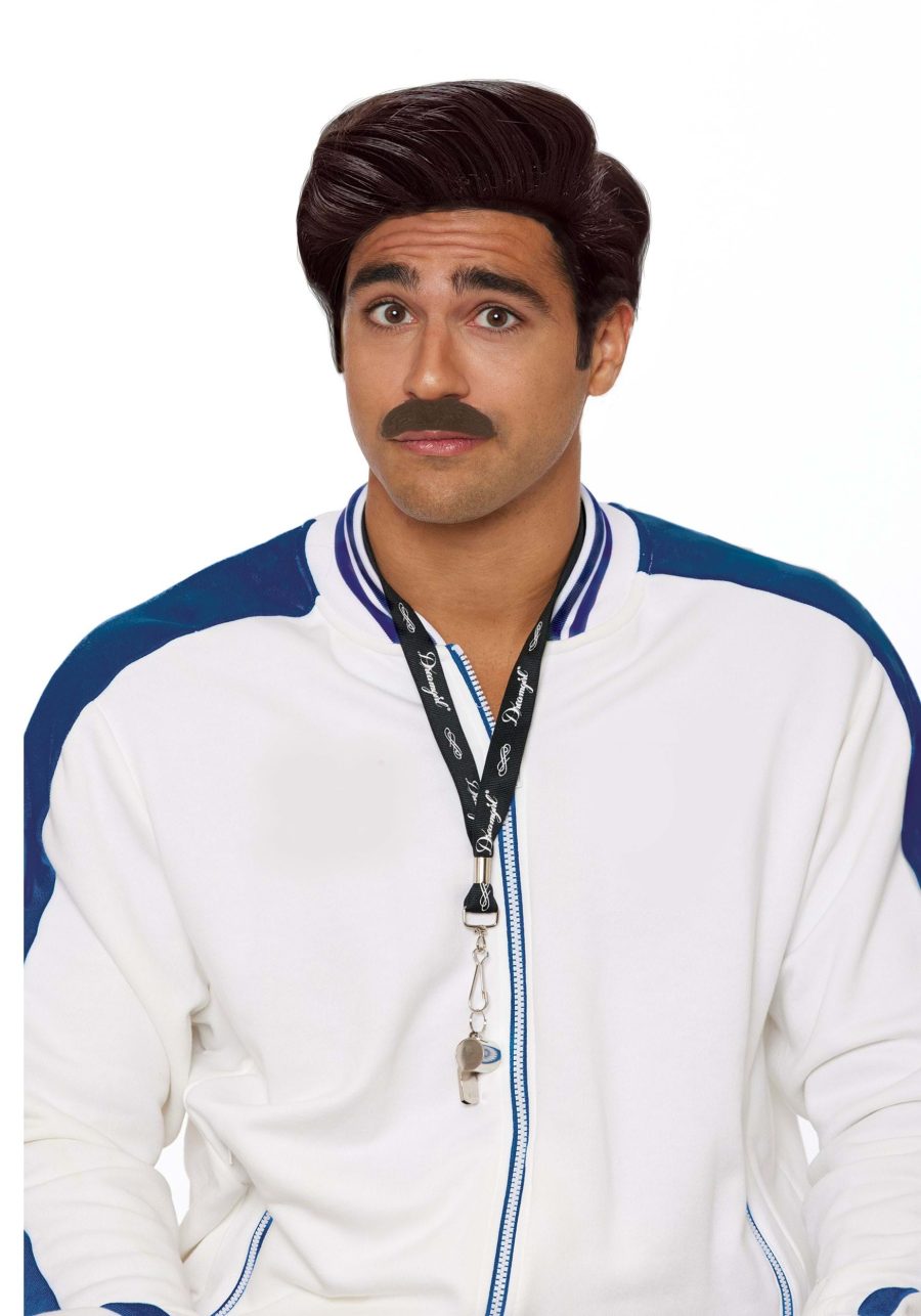 Men's Coach Wig & Moustache