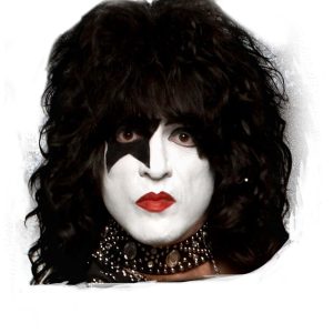 Men's KISS Starchild Costume Wig