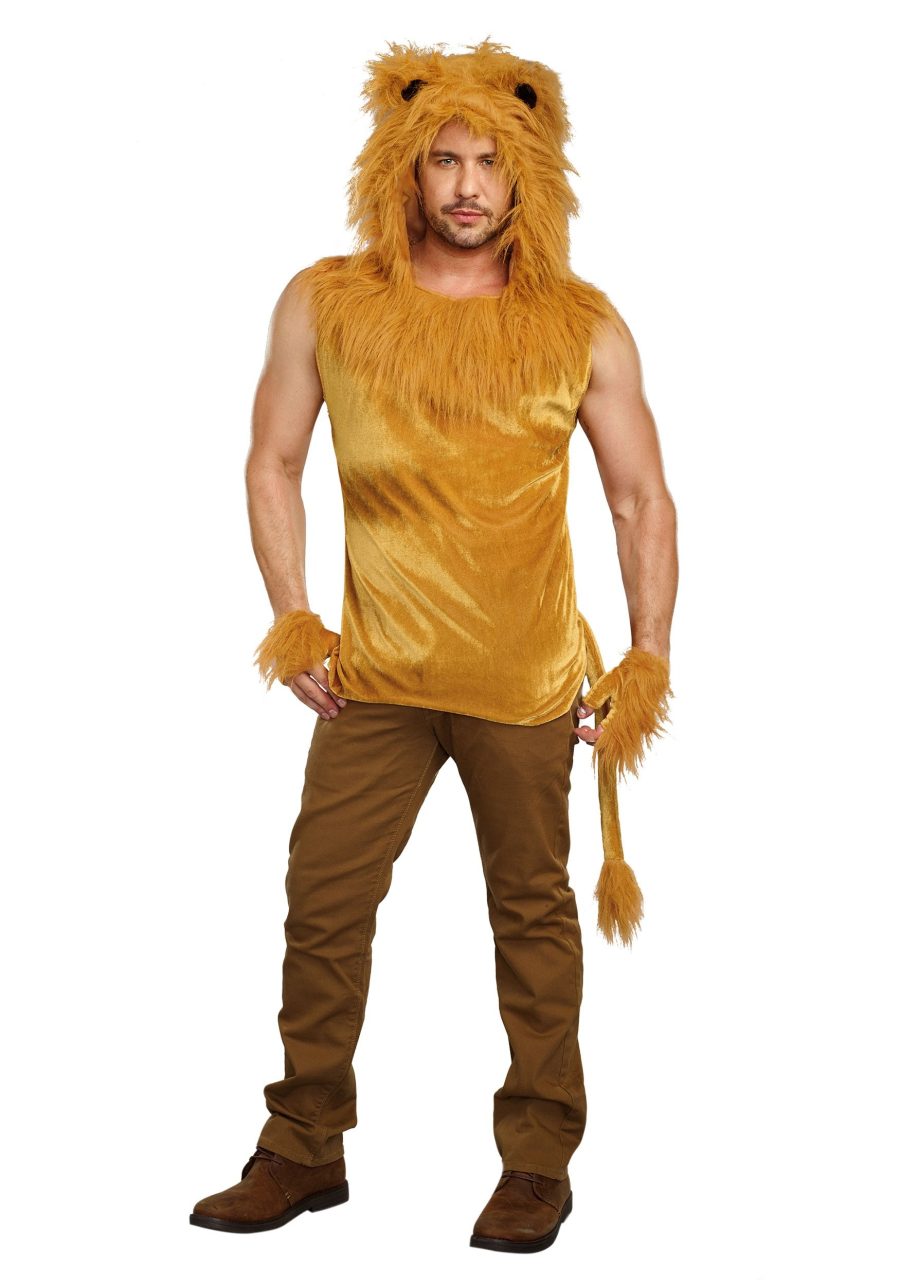 Men's King of the Jungle Lion Costume