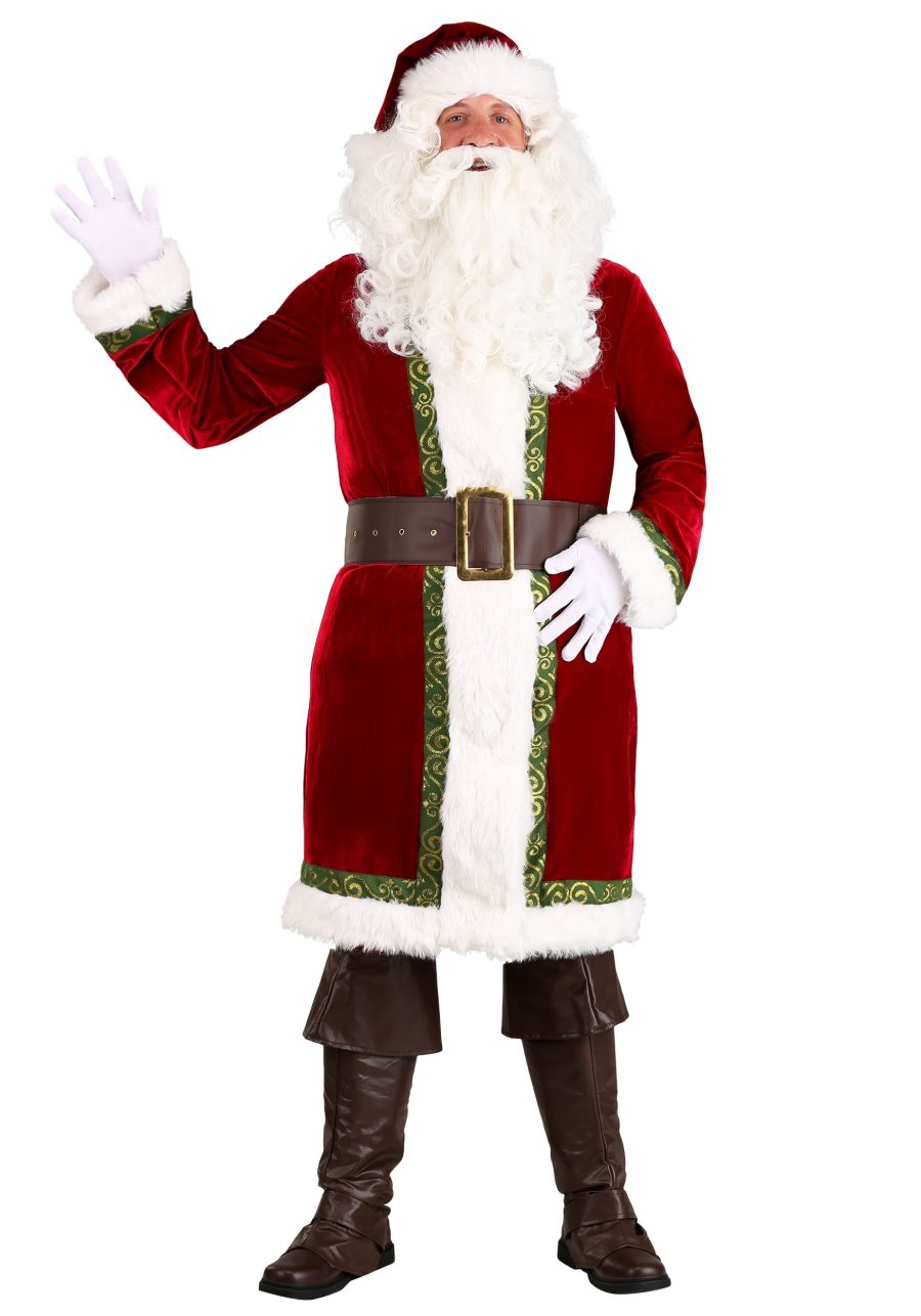 Men's Old Time Santa Claus Costume