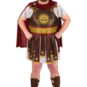 Men's Plus Size Roman Warrior Costume