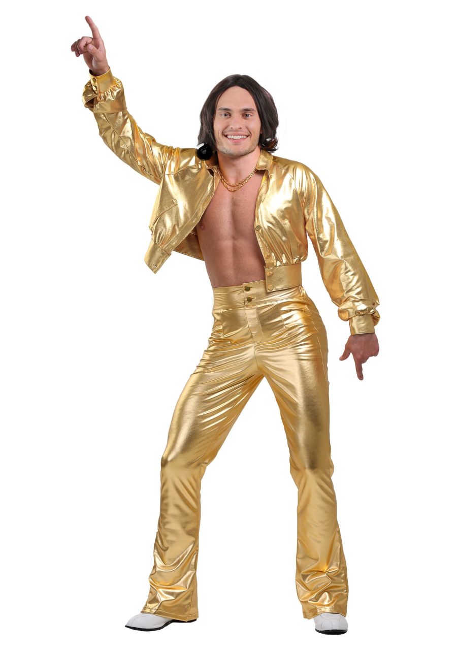 Men's Plus Size Studio Disco Costume