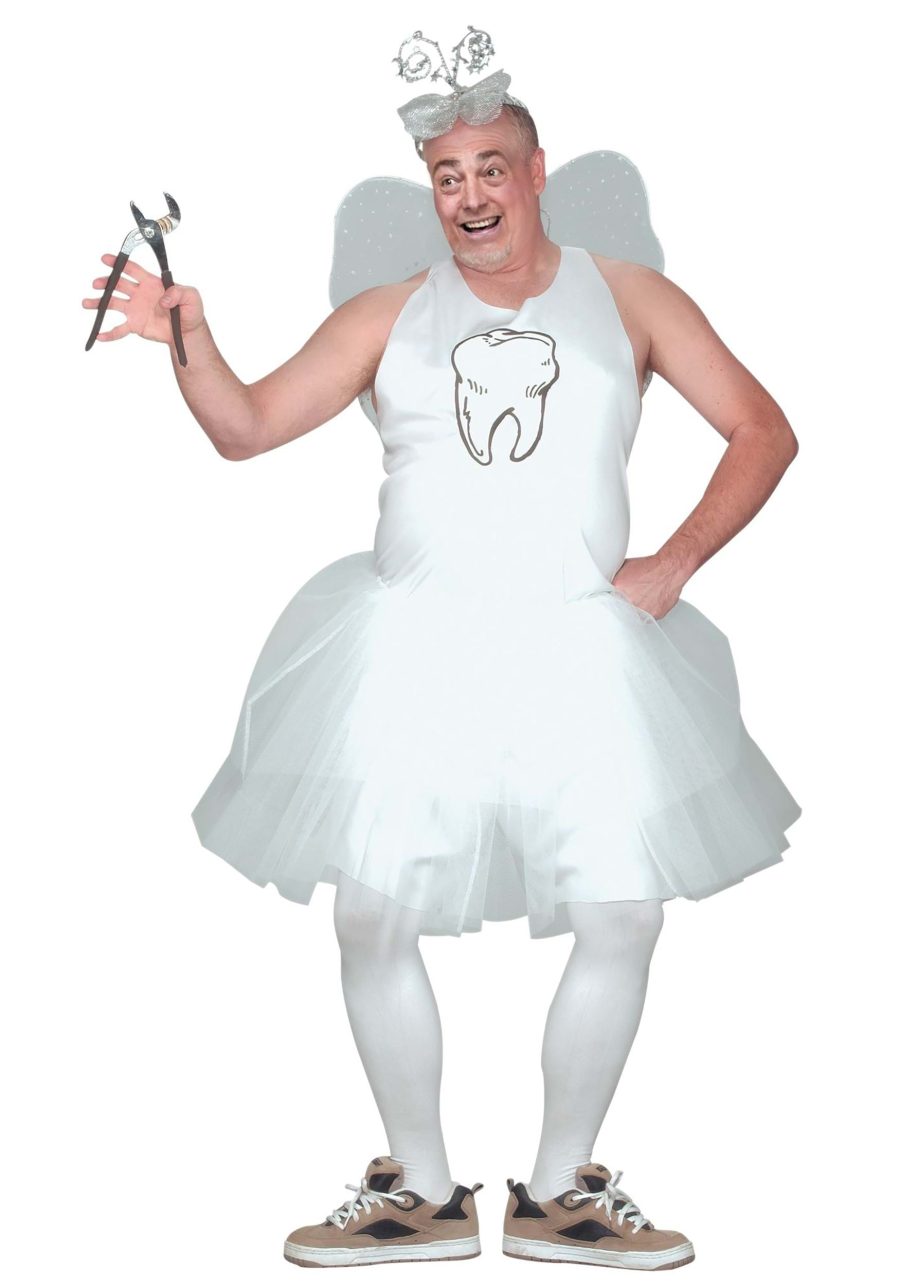 Men's Plus Size Tooth Fairy Costume