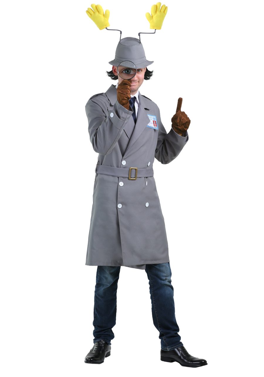 Men's Plus Sized Inspector Gadget Plus Size Costume