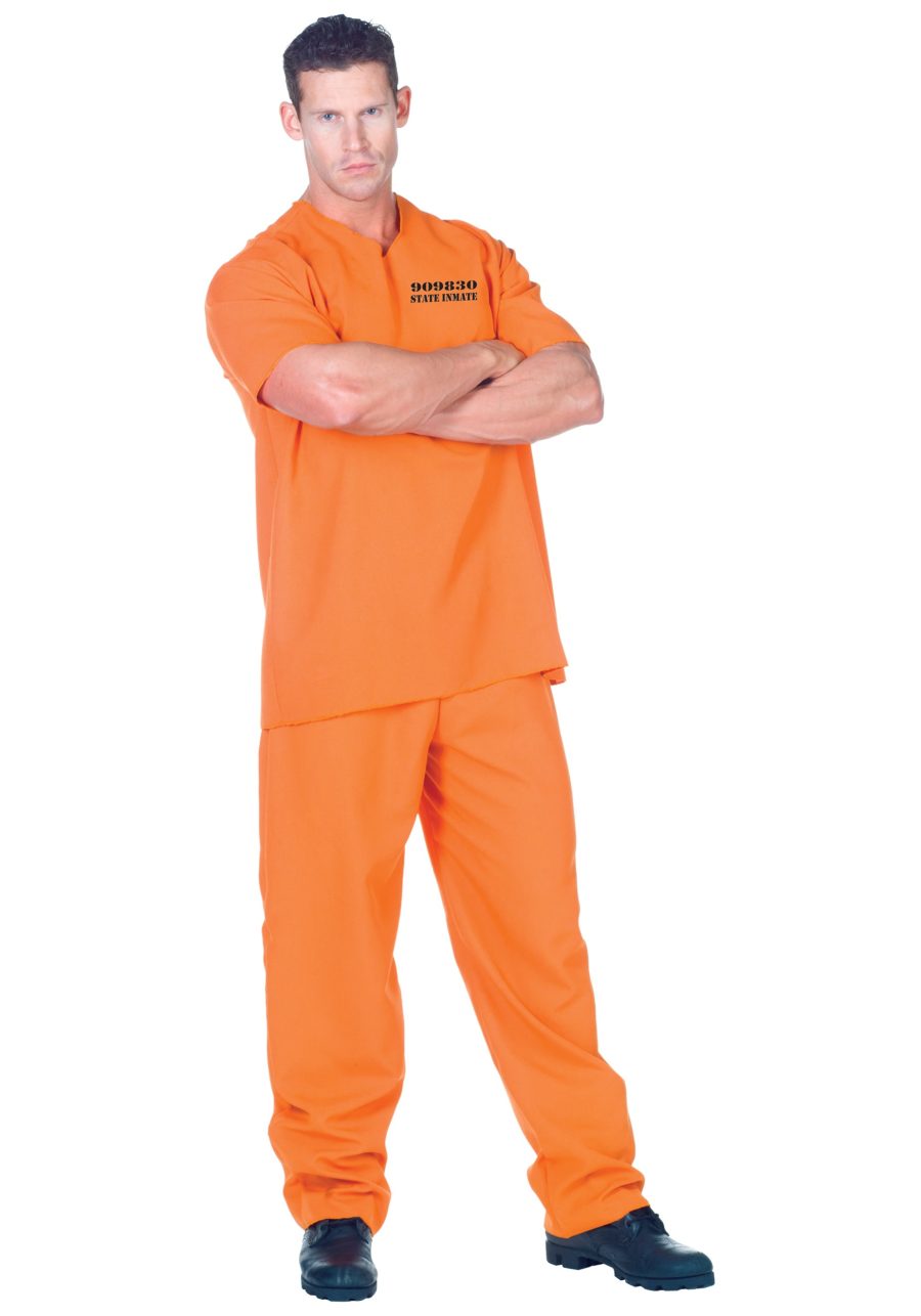 Men's Public Offender Inmate Costume