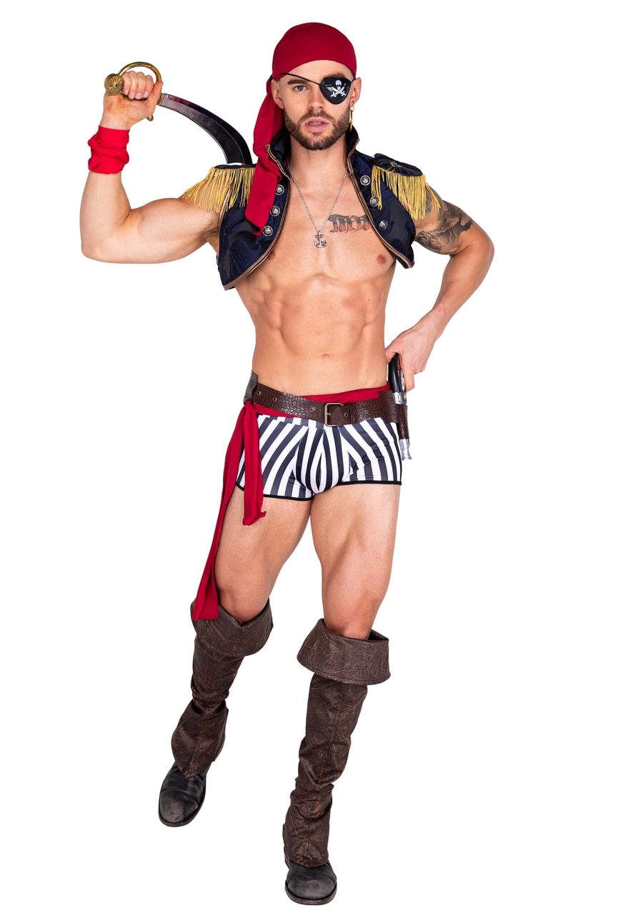 Men's Sexy Captain Hunk Costume