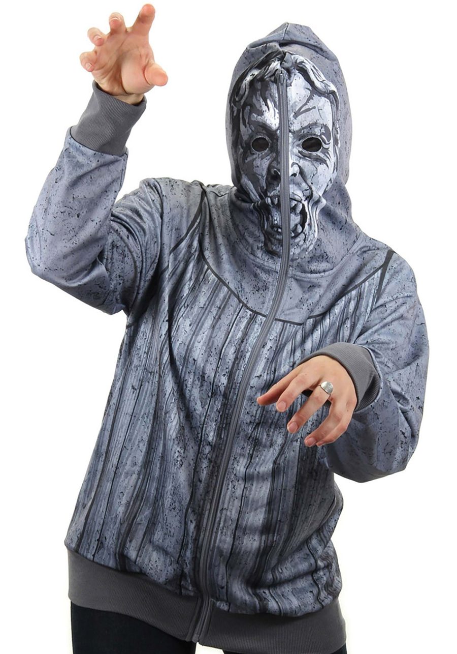 Men's Weeping Angel Full Zip-Up Hoodie