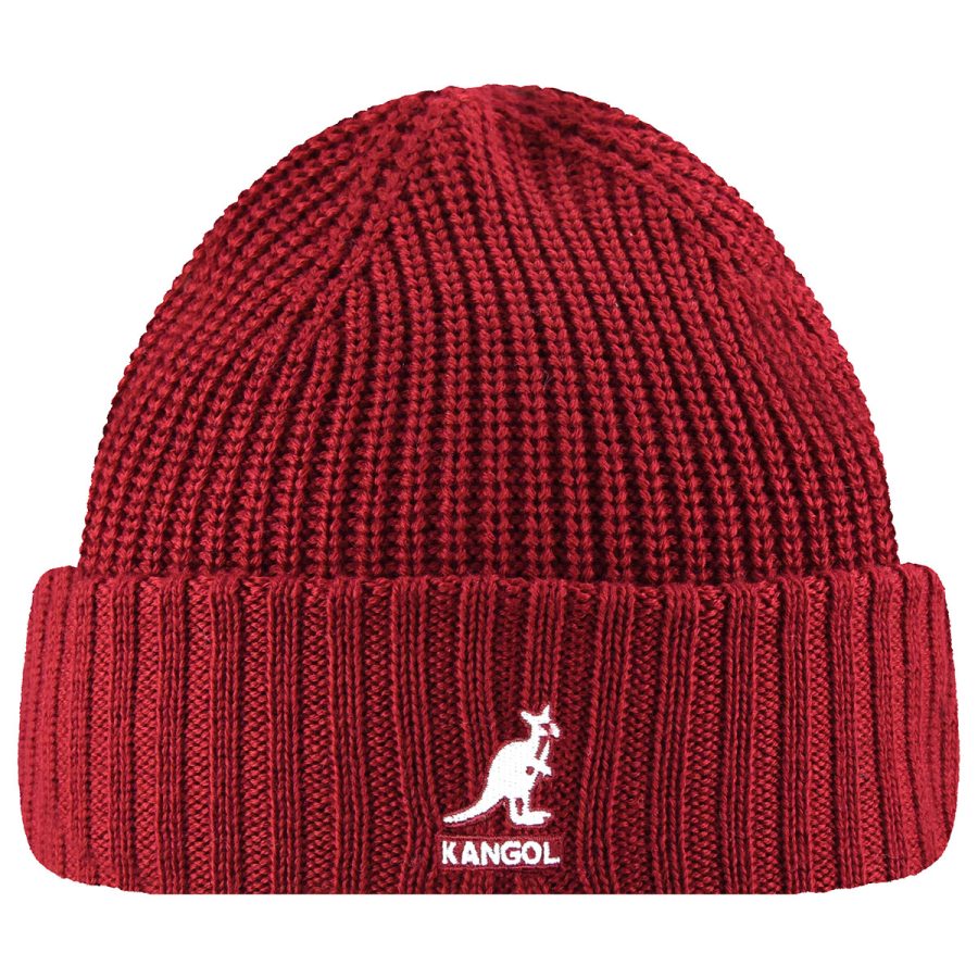 Merino Wool Rib Beanie - Cranberry / 1SFM