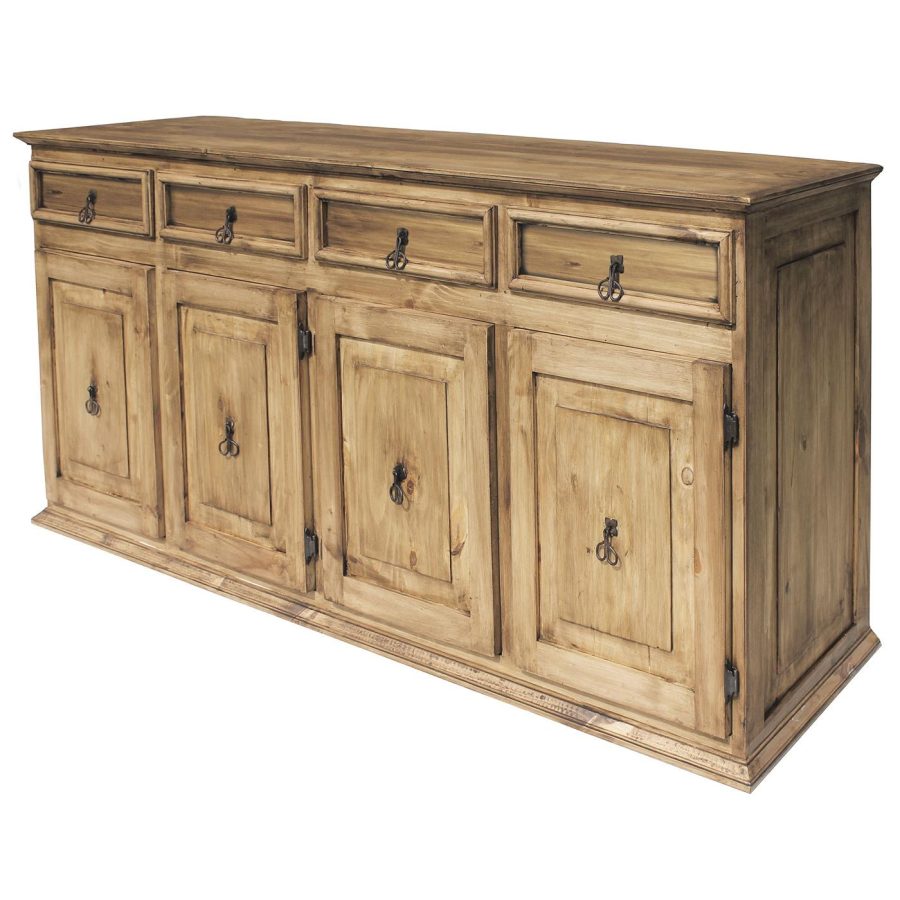 Mexican Rustic Pine Extra Large Classic Sideboard