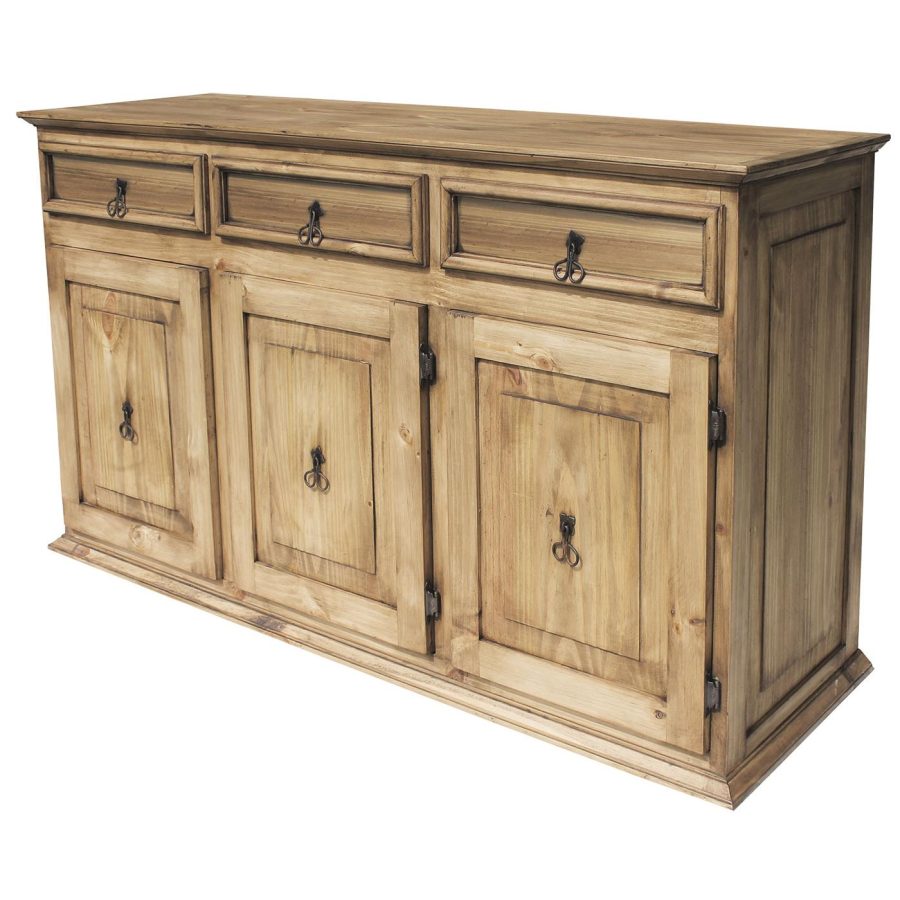 Mexican Rustic Pine Large Classic Sideboard