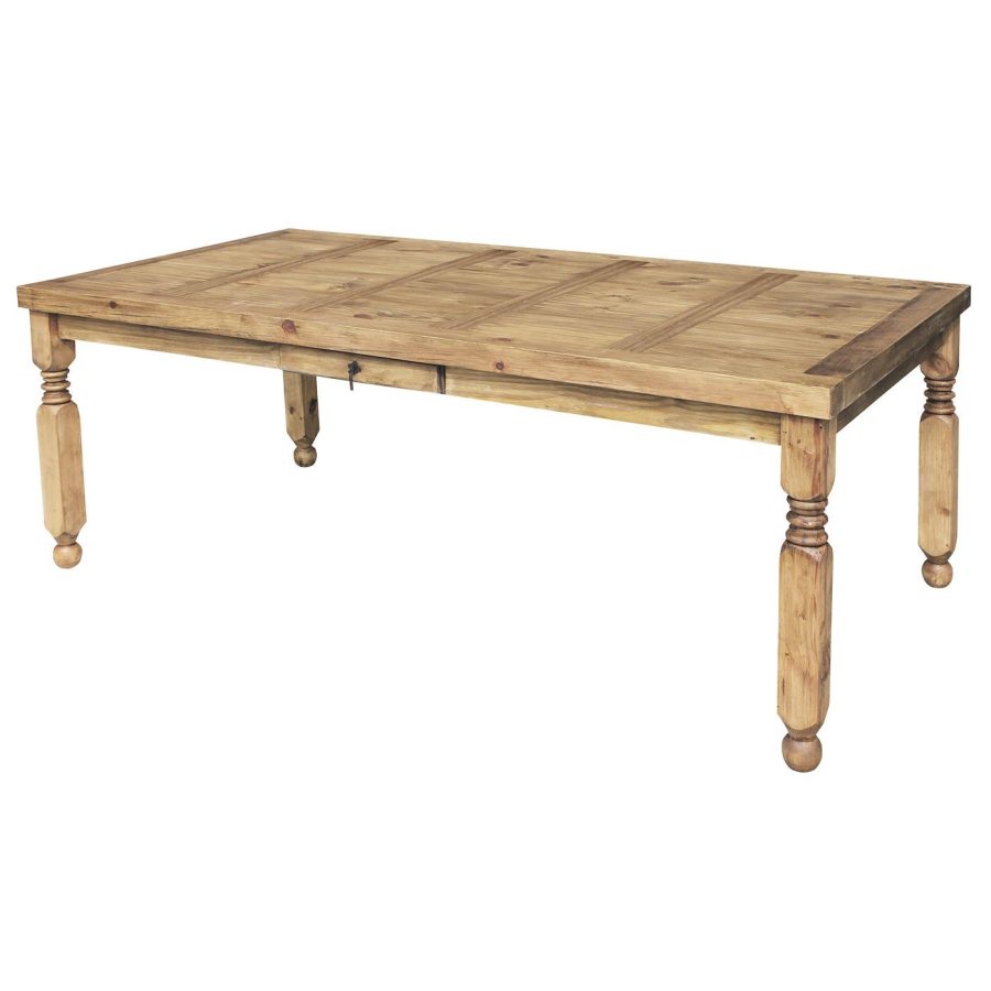 Mexican Rustic Pine Large Lyon Dining Table