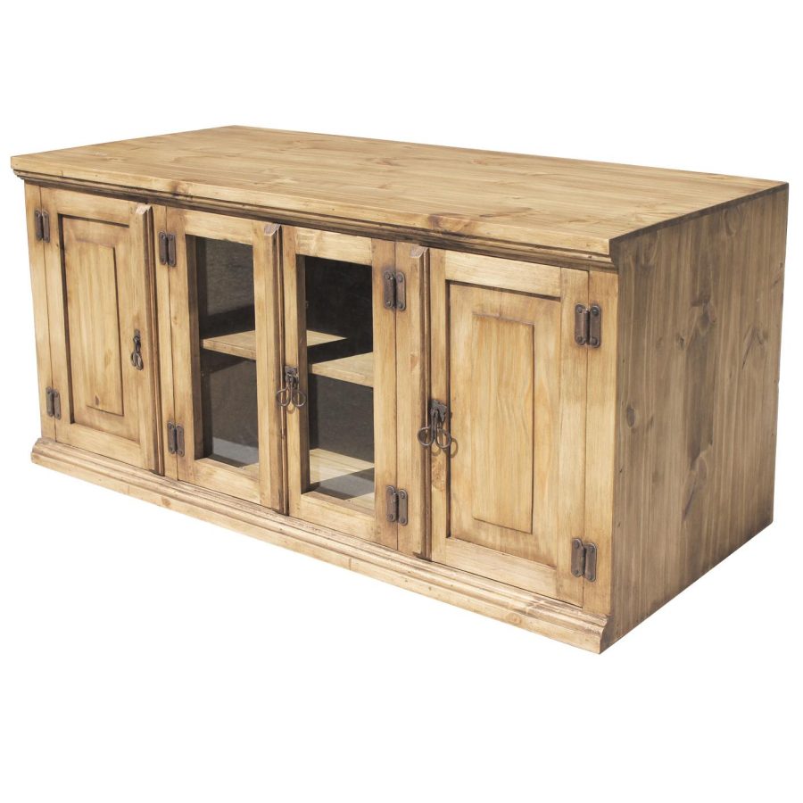 Mexican Rustic Pine Maria 48 TV Stand