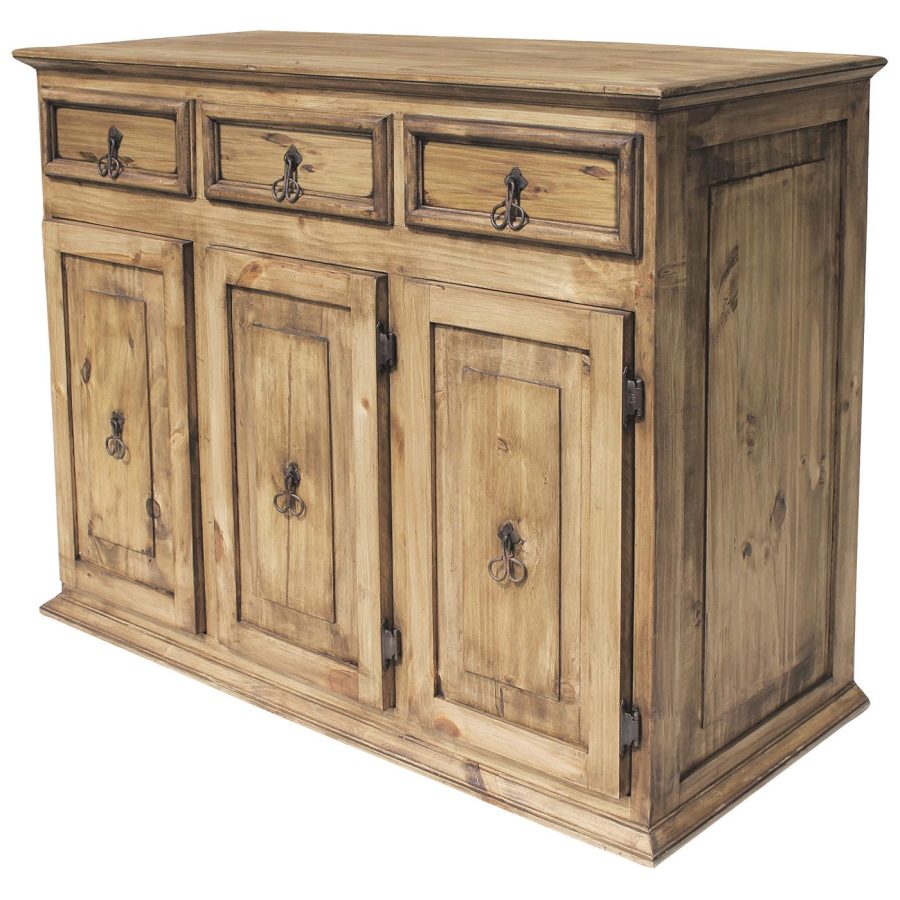 Mexican Rustic Pine Small Classic Sideboard