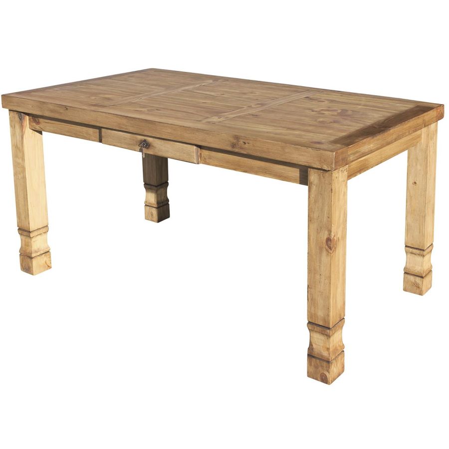 Mexican Rustic Pine Small Julio Dining Table