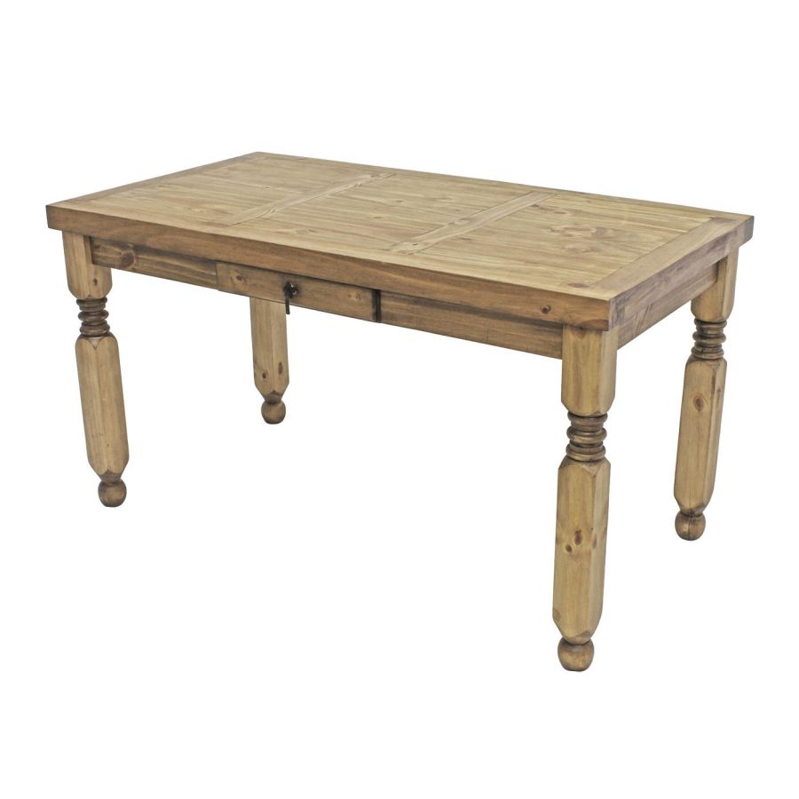 Mexican Rustic Pine Small Lyon Dining Table