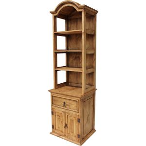 Mexican Rustic Pine Two-Door Storage Shelf