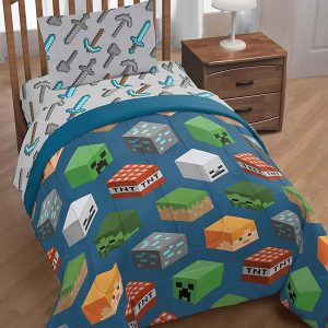 Minecraft Isometric Full Bed Set