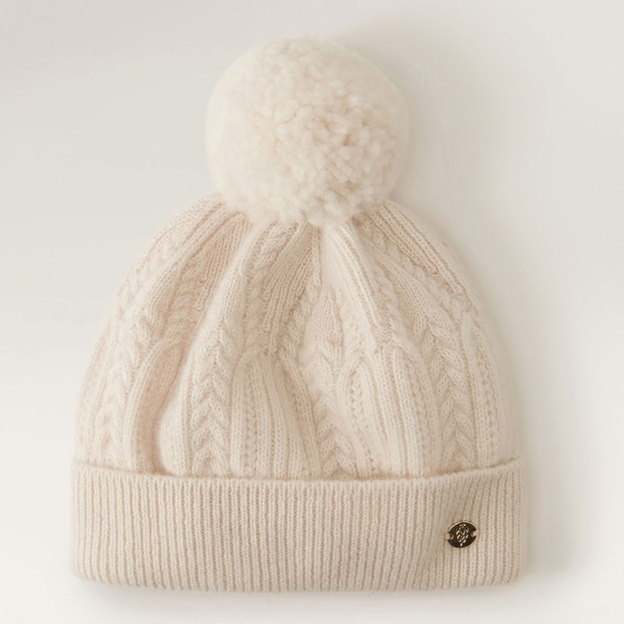 Moss Beanie- Cream/OS