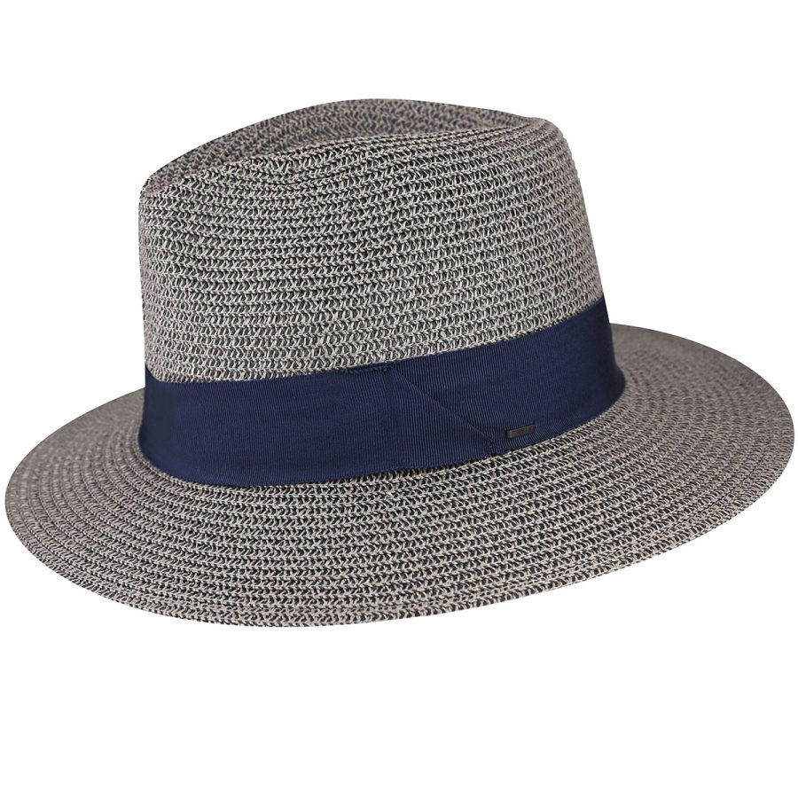 Mullan Braided Fedora - Grey / L