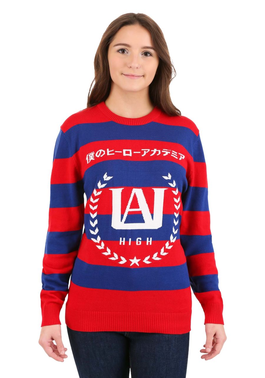 My Hero Academia Striped Sweater