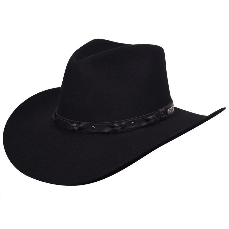 Navarro 2X Cowboy Western Hat - Black/6 7/8