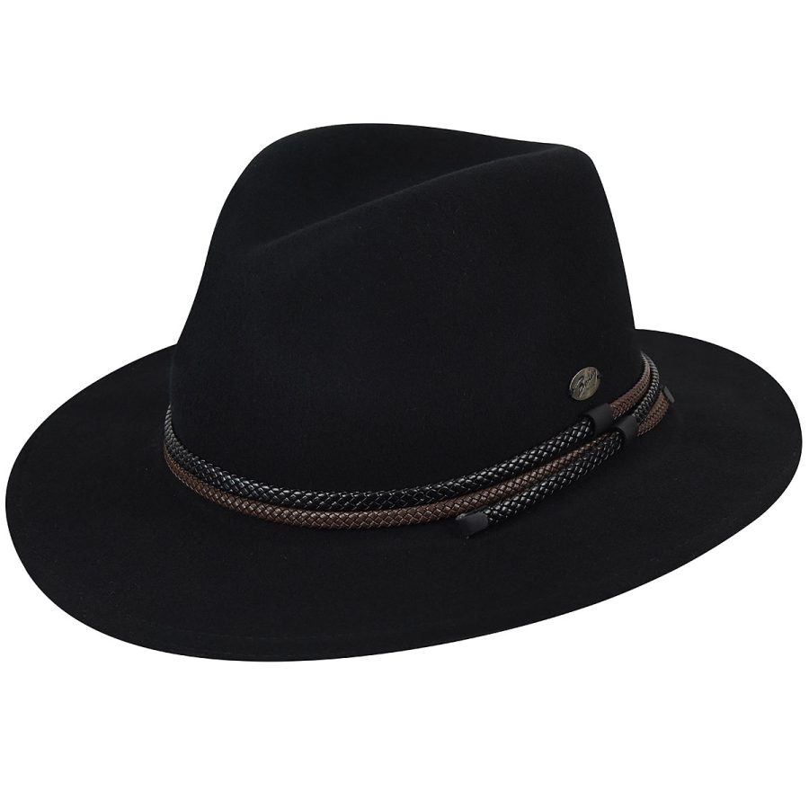 Nelles LiteFelt ® Fedora - Black/L