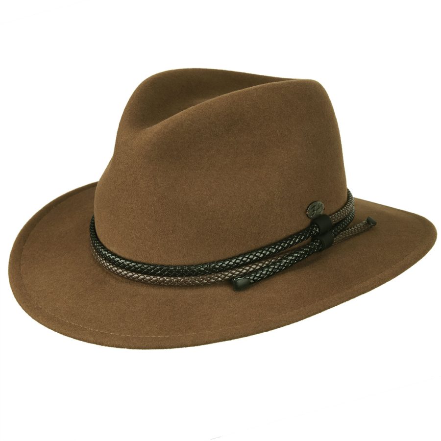 Nelles LiteFelt ® Fedora - Whiskey/M