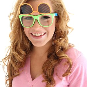 Neon Flip Up Glasses
