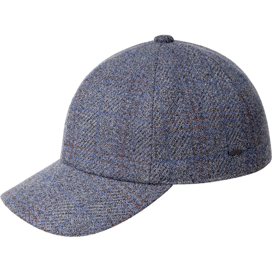 Nesbit Baseball Cap - Navy Multi Plaid / L