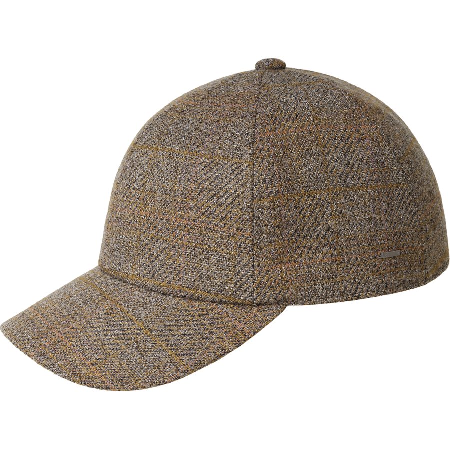 Nesbit Baseball Cap - Tan Multi Plaid / L