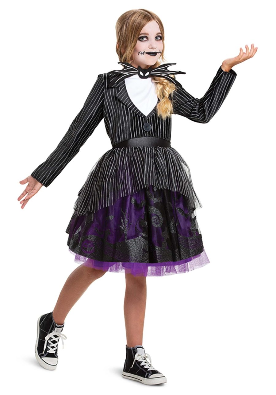 Nightmare Before Christmas Girls Jack Skellington Costume