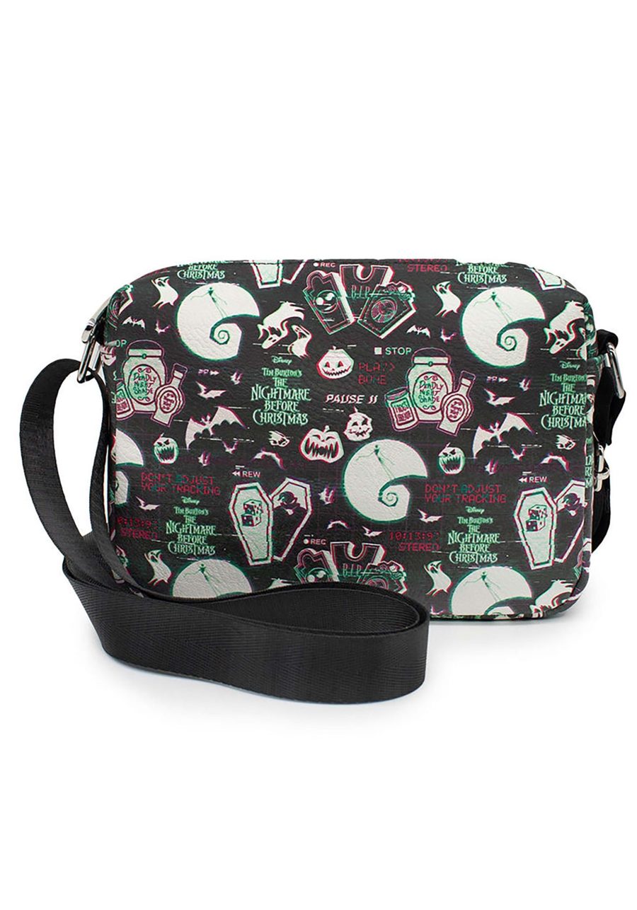 Nightmare Before Christmas Icons Horizontal Crossbody Wallet