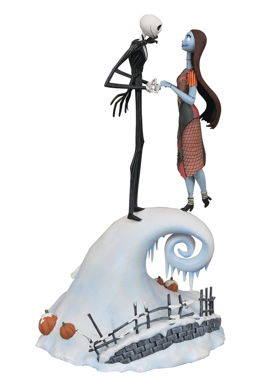 Nightmare Before Christmas Jack & Sally 14 Inch Statue