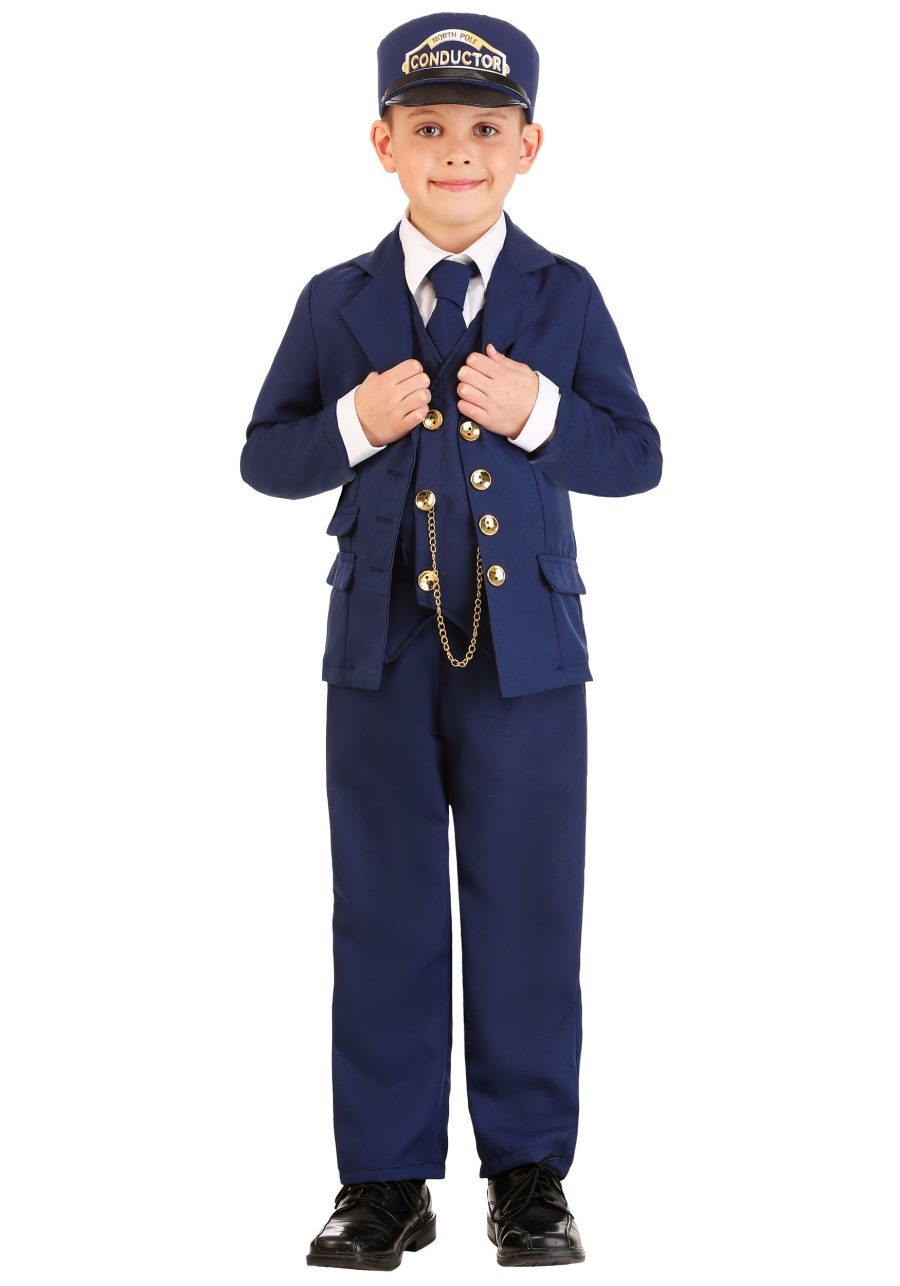 North Pole Boy's Train Conductor Costume