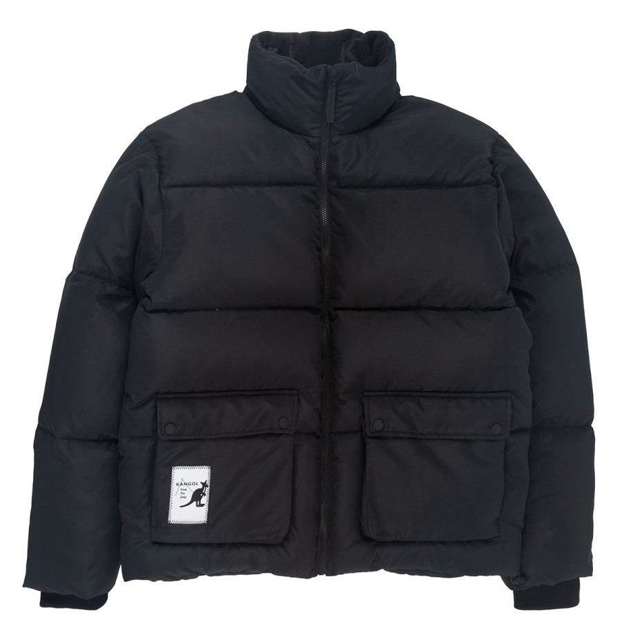 Patch Pocket Down Jacket - Jet Black / S