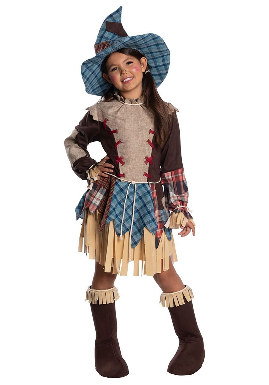 Patchwork Girls Scarecrow Costume