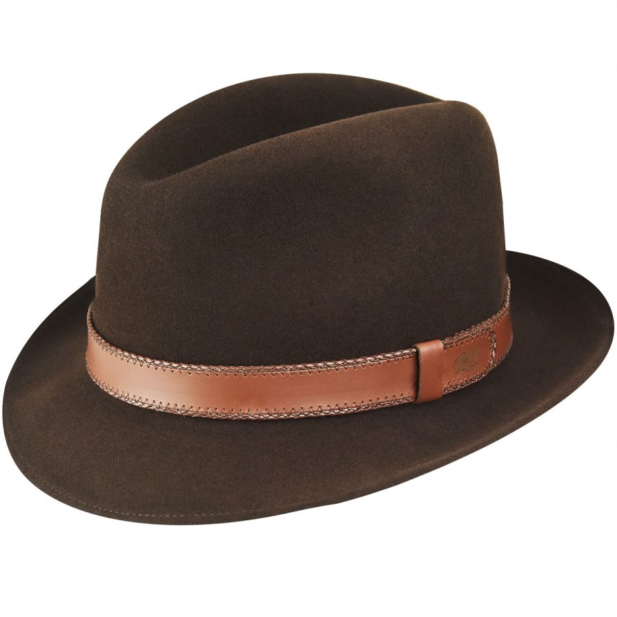 Perry Fedora - Walnut/L