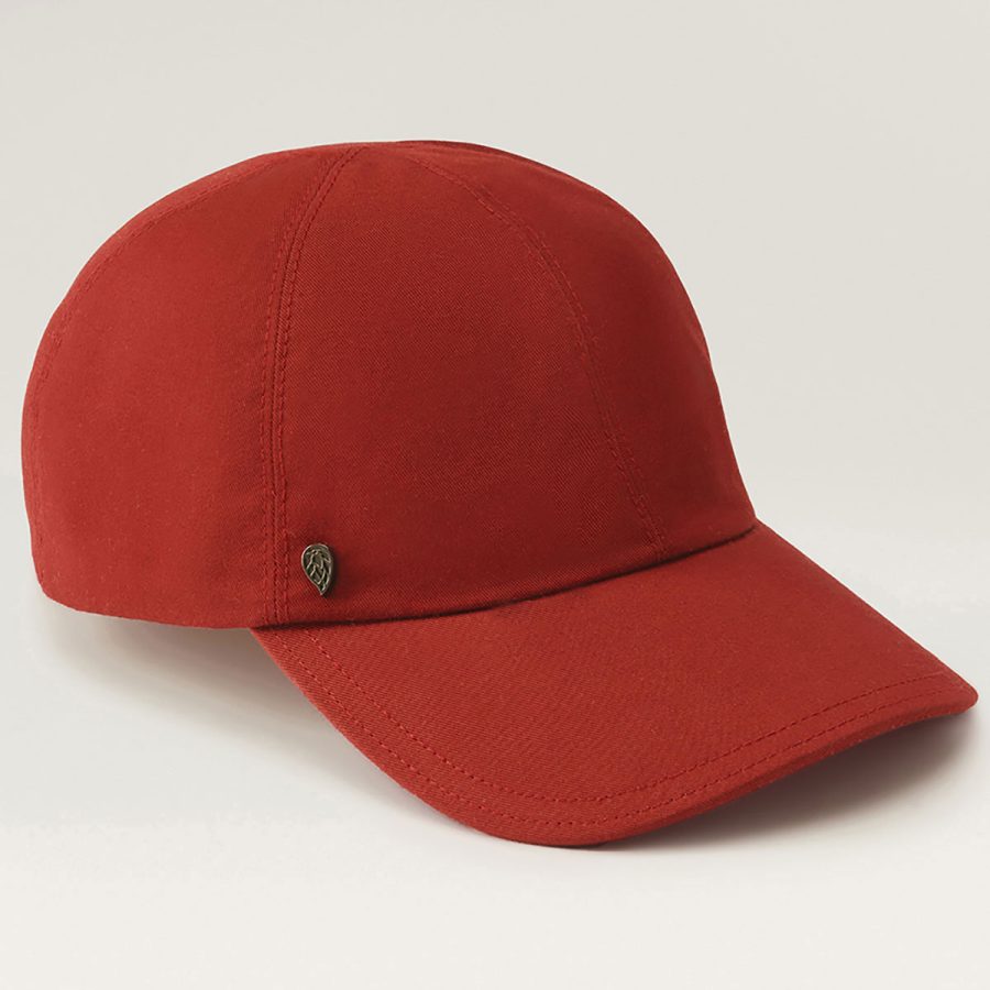 Philie Baseball Cap - Carmine/Burgundy Mix / L