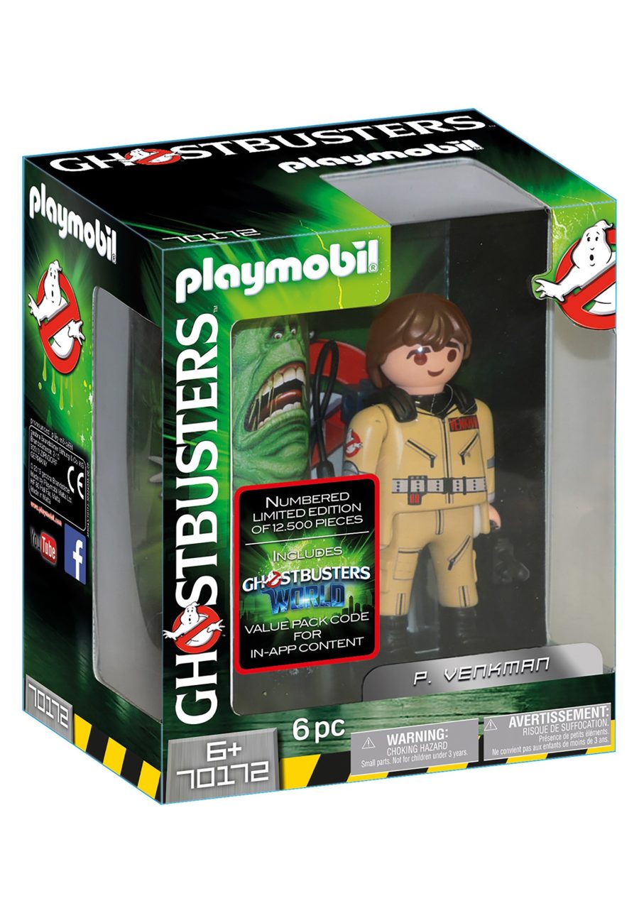 Playmobil Ghostbusters Collector's Edition P. Venkman Figure