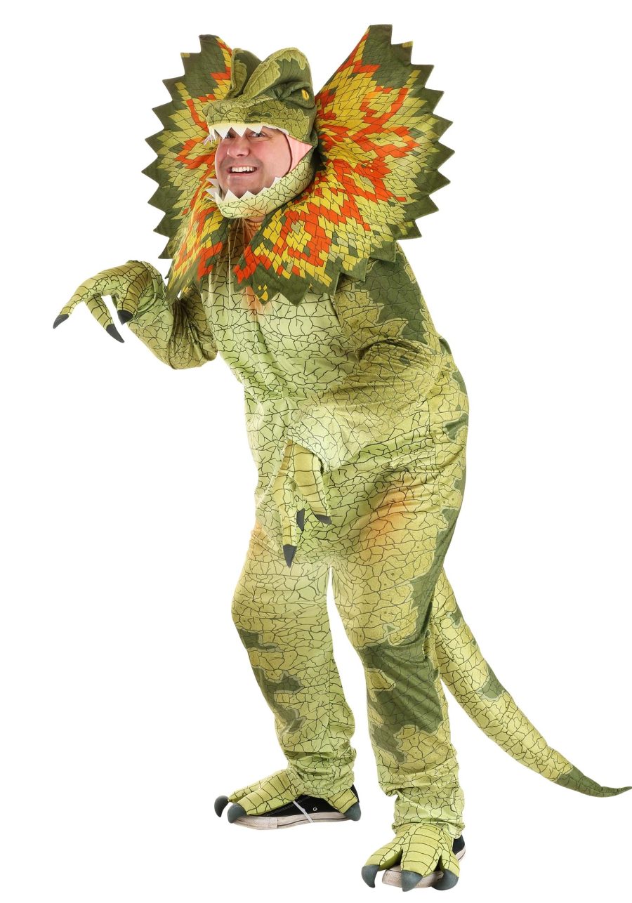 Plus Size Adult Dilophosaurus Costume