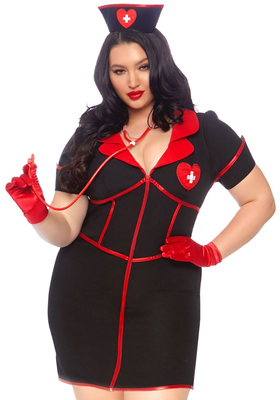 Plus Size Adult's Bedside Babe Costume