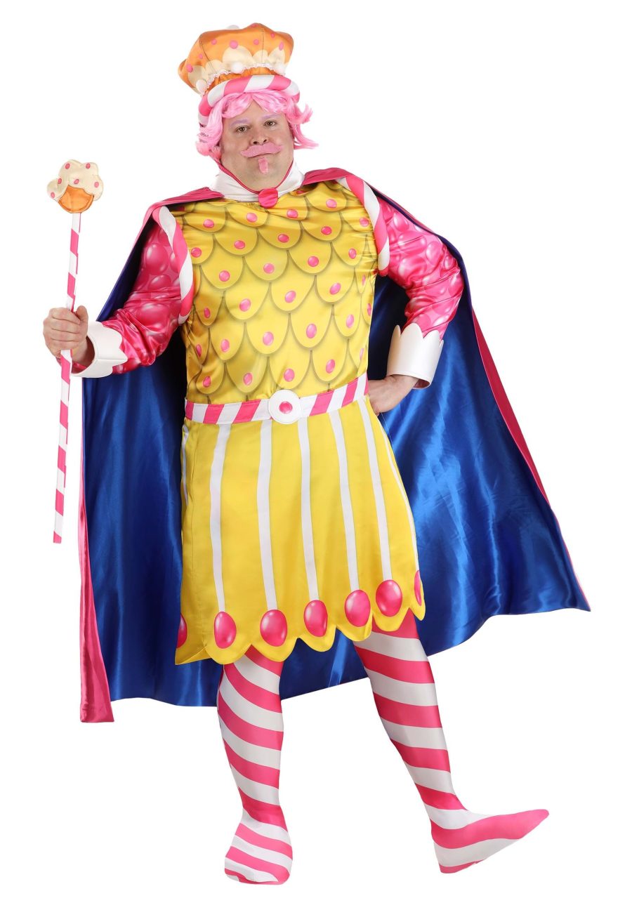 Plus Size Candyland King Kandy Men's Costume