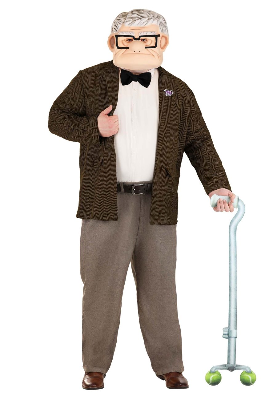 Plus Size Carl Disney UP Costume for Men